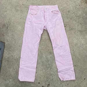 Pink Levi 501 Pants size 32x32